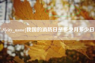 宜城我国的消防日是多少月多少日