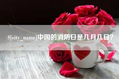 宜城中国的消防日是几月几日？