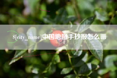 宜城中国地图手抄报怎么画