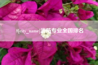 宜城消防专业全国排名