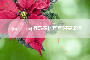 宜城消防器材官方购买渠道