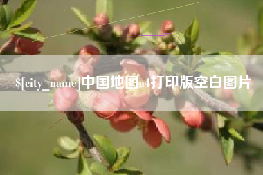 宜城中国地图a4打印版空白图片