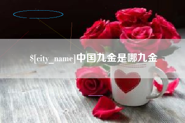 宜城中国九金是哪九金