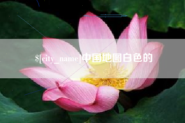宜城中国地图白色的