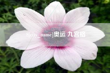 宜城奥运 九宫格