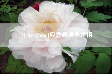 宜城应急救援员价格