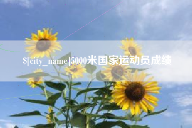 宜城5000米国家运动员成绩