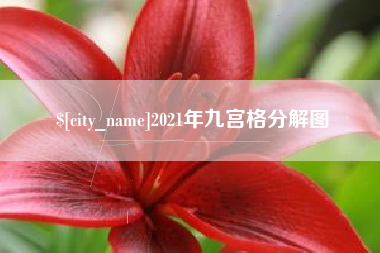 宜城2021年九宫格分解图