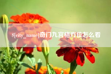 宜城奇门九宫格方位怎么看