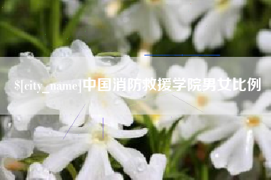 宜城中国消防救援学院男女比例