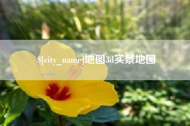 宜城地图3d实景地图