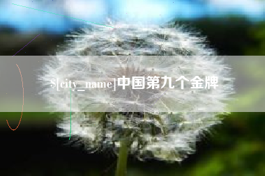 宜城中国第九个金牌