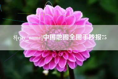 宜城中国地图全图手抄报75