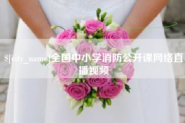 宜城全国中小学消防公开课网络直播视频