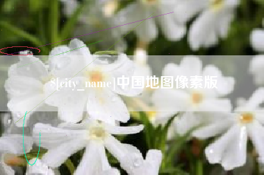 宜城中国地图像素版