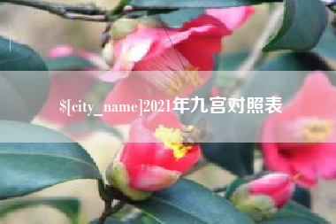 宜城2021年九宫对照表