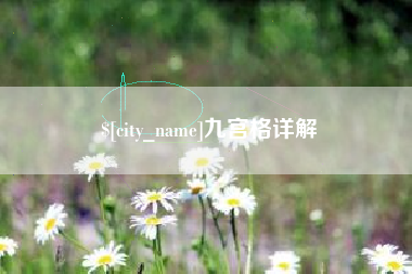 宜城九宫格详解