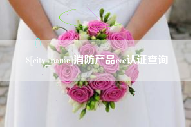 宜城消防产品ccc认证查询