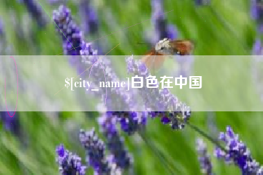 宜城白色在中国