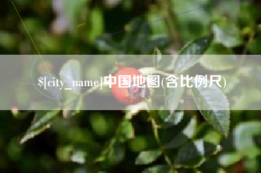 宜城中国地图(含比例尺)