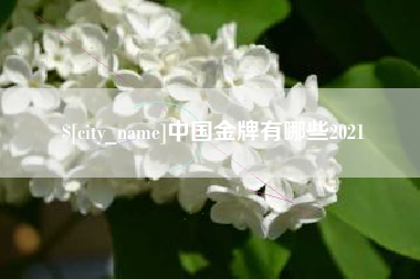 宜城中国金牌有哪些2021